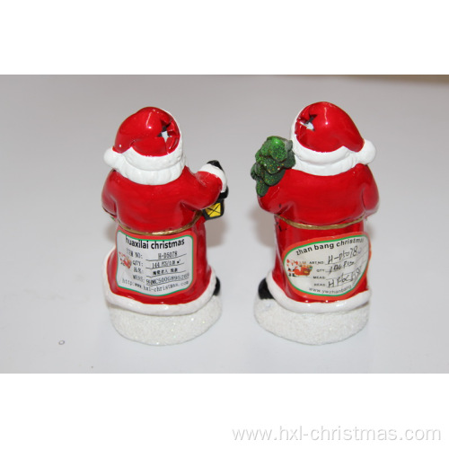 12CM popular LED mini xmas ceramic 2020